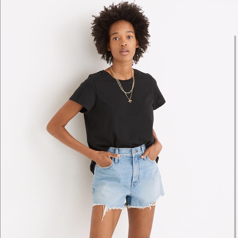 Madewell Perfect Jean Short in Hedrick Wash NWT